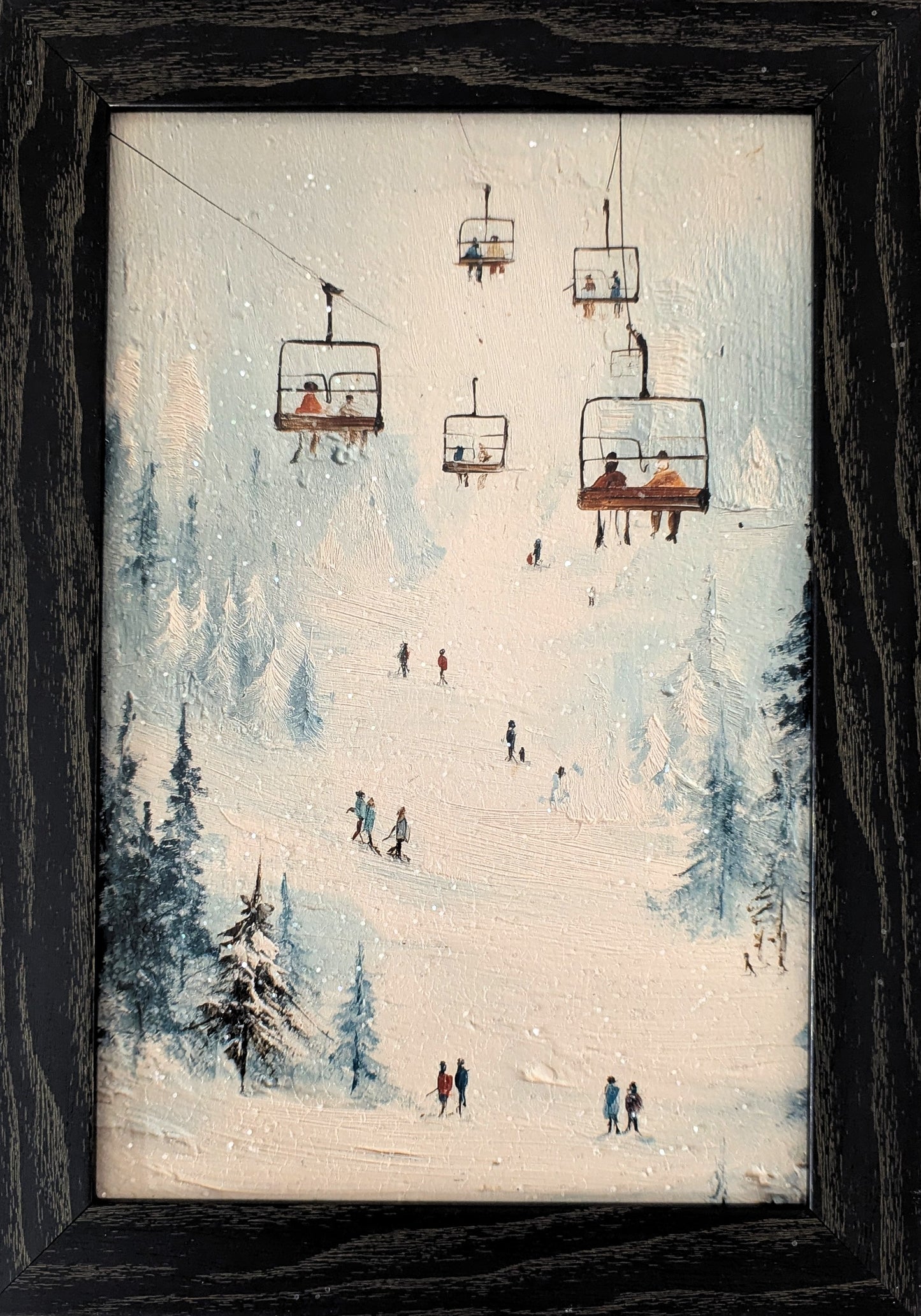 Ski Lift – Christmas Wall Art