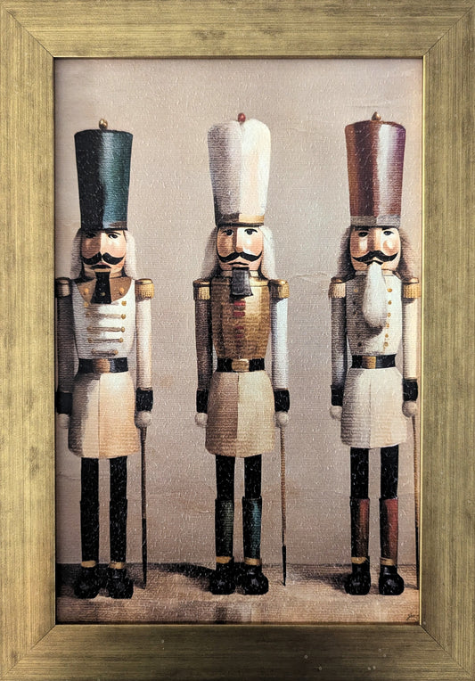 Nutcracker Trio – Christmas Wall Art