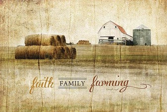 FAITH,FAMILY,FARMING HAY BALES