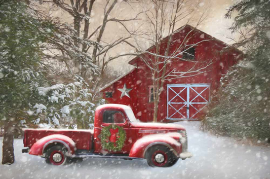 SECLUDED BARN AND TRUCK