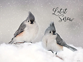 LET IT SNOW TITMOUSE PAIR