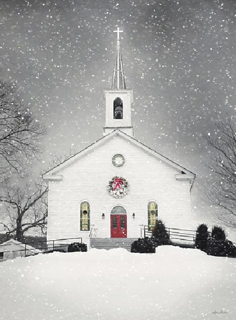 HILTOP CHURCH AT NIGHT