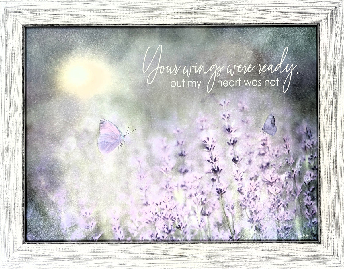 Your Wings Were Ready - Bereavement Wall Art