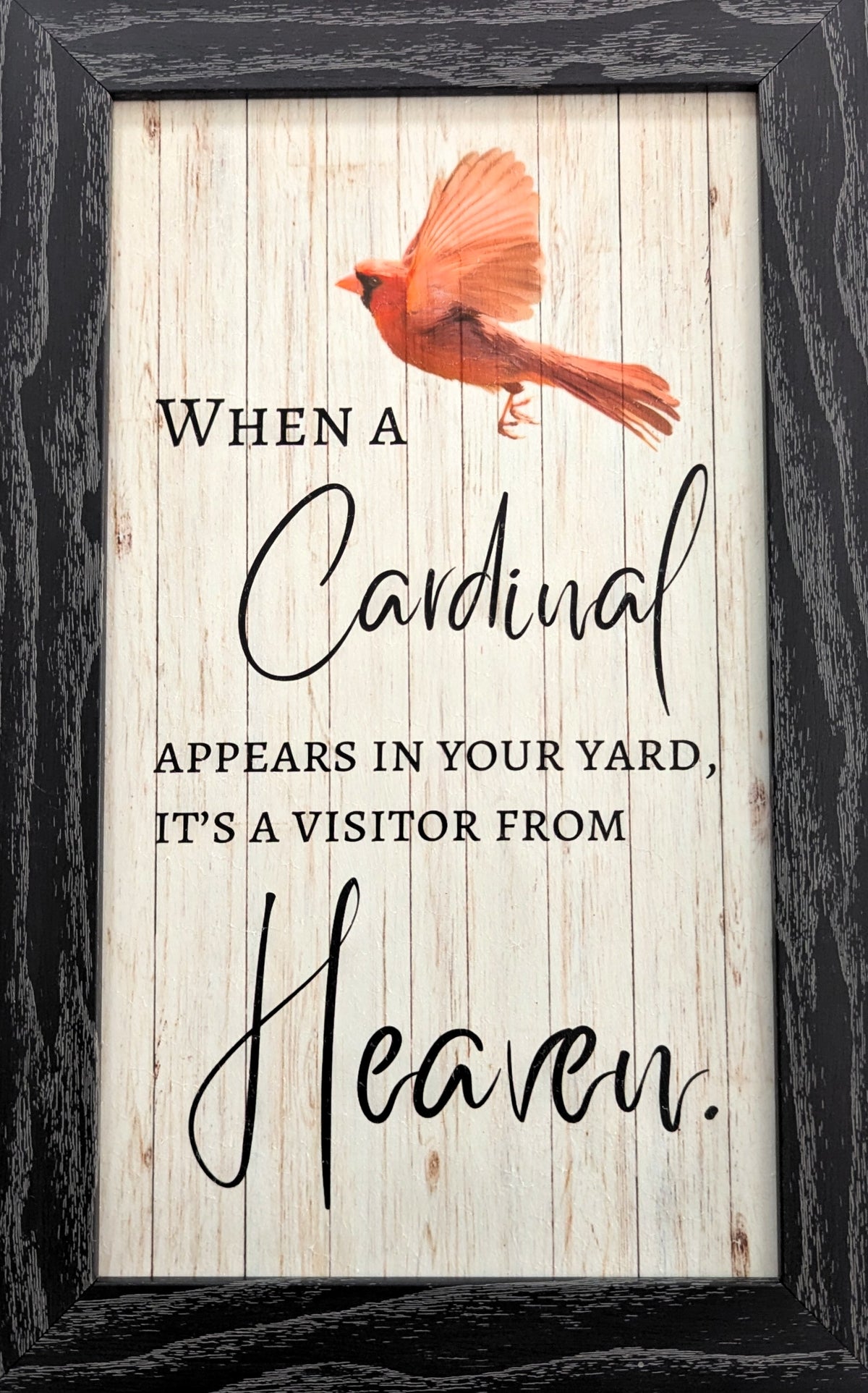 Cardinal Visitor from Heaven - Bereavement Wall Art