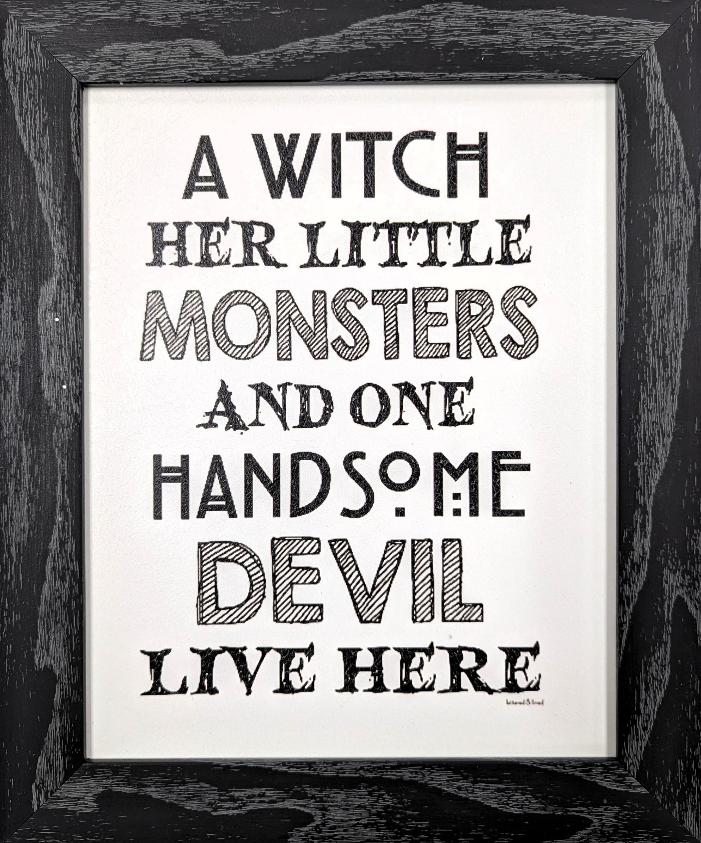 A Witch - Fall Wall Art
