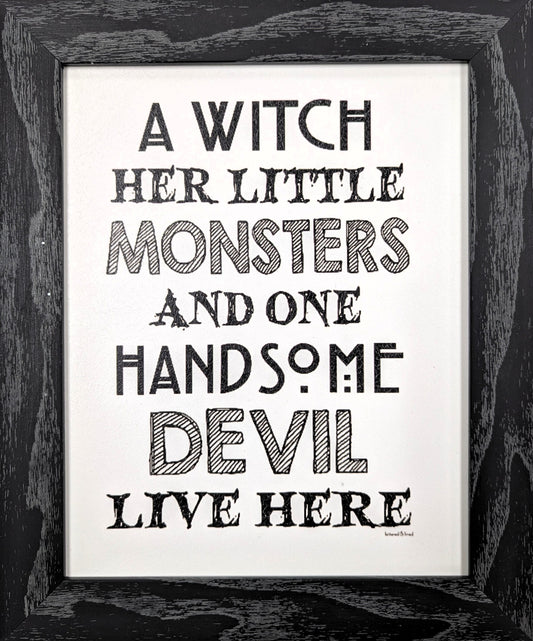 A Witch - Fall Wall Art