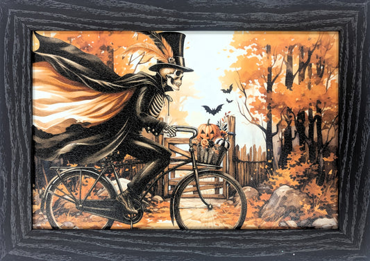 Biking - Fall Wall Art