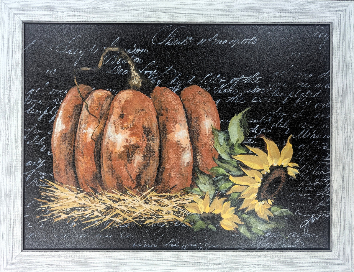 Scripty Pumpkin - Fall Wall Art