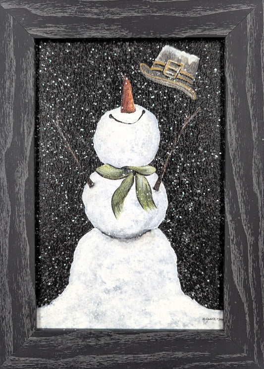 Happy Snowman – Christmas Wall Art