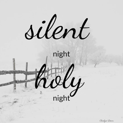 Silent Night, Holy Night – Christmas Wall Art