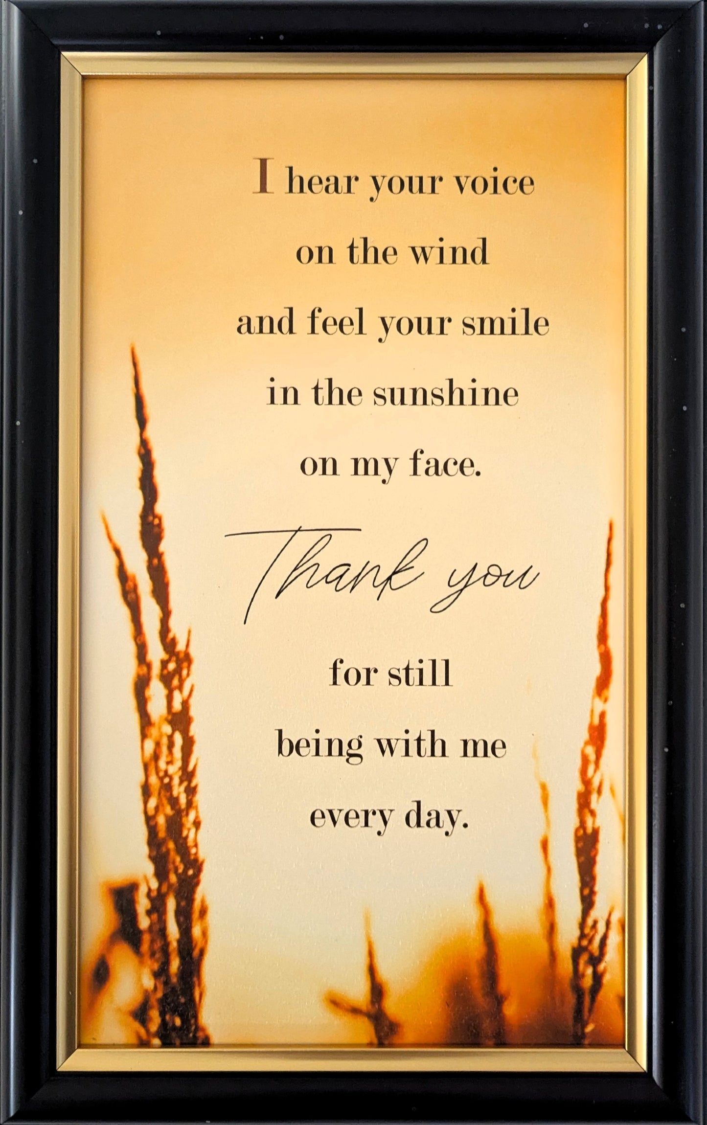 Thank You for Still Being With Me - Bereavement Wall Art