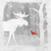 Winter Moose – Christmas Wall Art