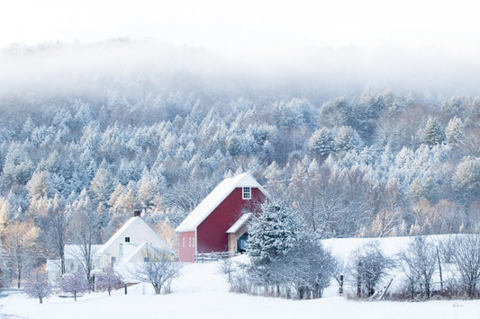 Snowy Valley – Christmas Wall Art