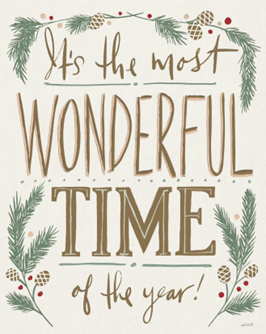 Wonderful Time – Christmas Wall Art