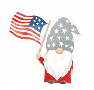 Patriotic Gnome - Patriotic Wall Art