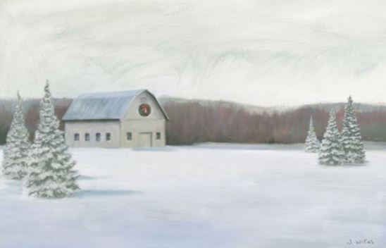 Holiday Barn – Christmas Wall Art