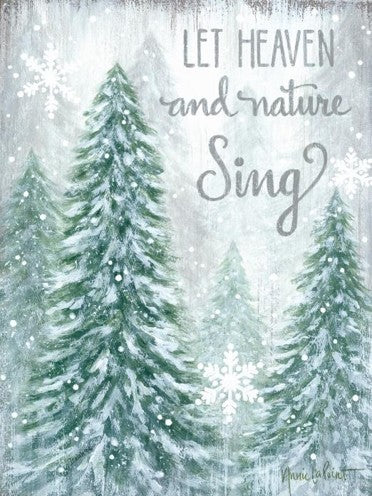 Let Heaven and Nature Sing – Christmas Wall Art