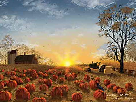 Autumn Sunrise - Fall Wall Art