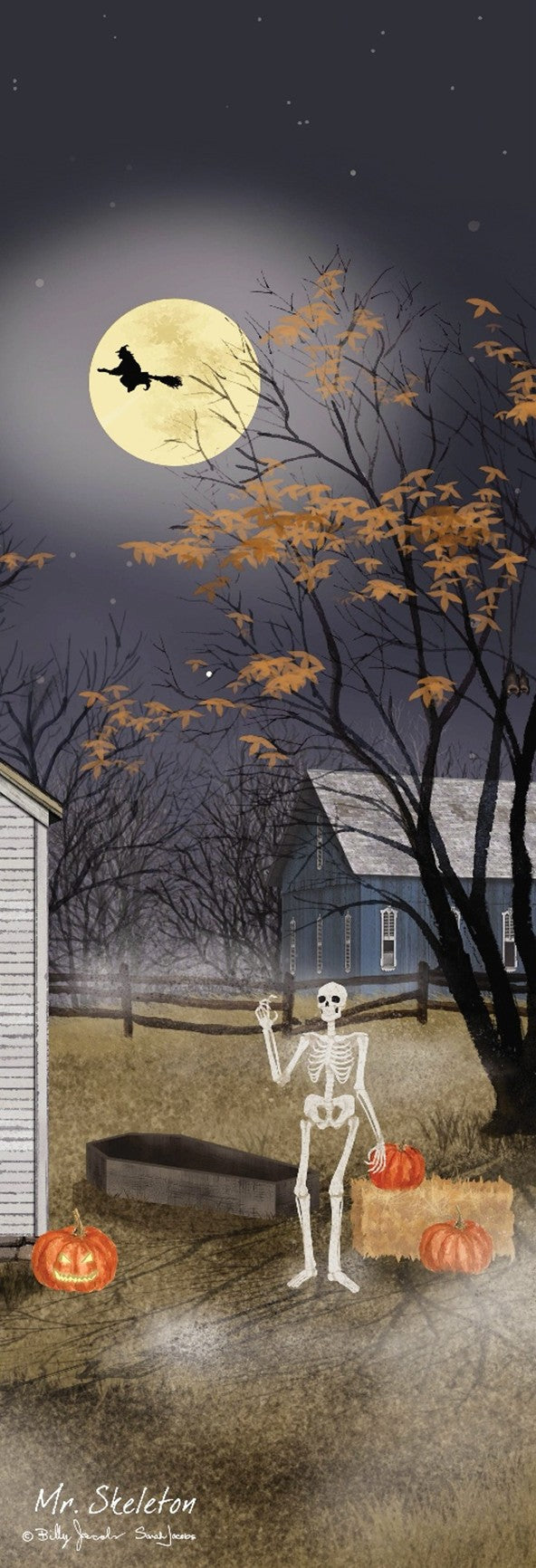 Mr. Skeleton - Fall Wall Art