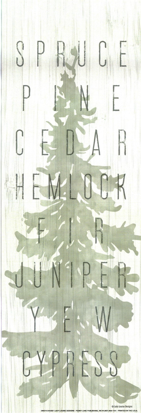 Evergreen – Christmas Wall Art