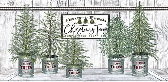 Farm Fresh Christmas Trees II – Christmas Wall Art