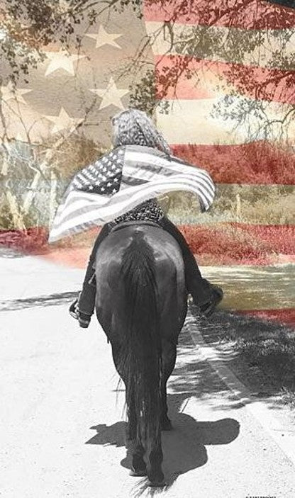 Riding for Freedom - Patriotic Wall Art