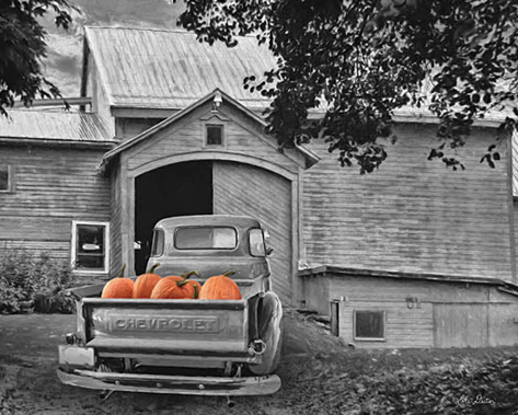 Pumpkin Truck - Fall Wall Art