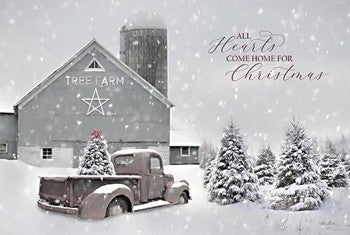 All Hearts Come Home for Christmas – Christmas Wall Art