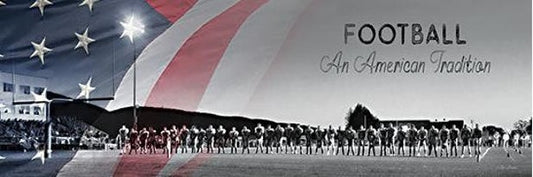 Football - An American Tradition - Patriotic Wall Art