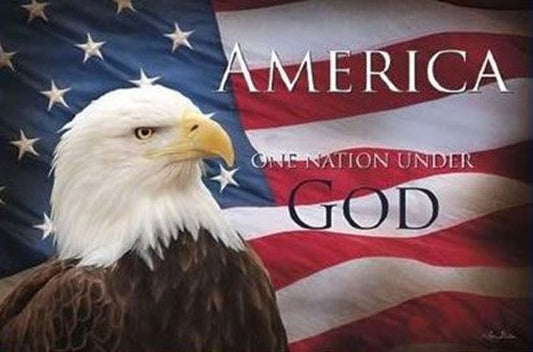 One Nation Under God - Patriotic Wall Art