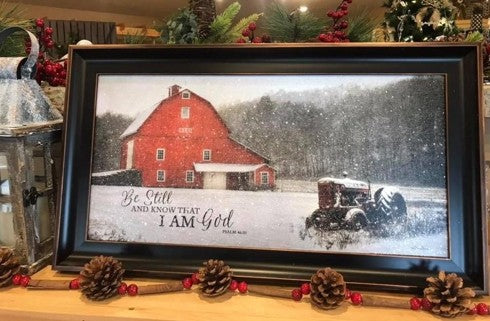 1884 Barn – Christmas Wall Art