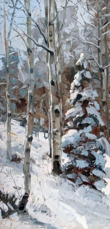 Birch & Evergreen – Christmas Wall Art