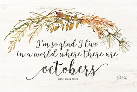 October Blessings - Fall Wall Art