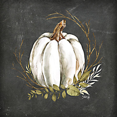 White Pumpkin - Fall Wall Art
