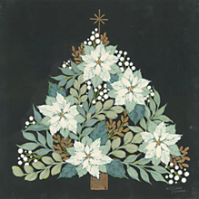 Floral Christmas Tree – Christmas Wall Art