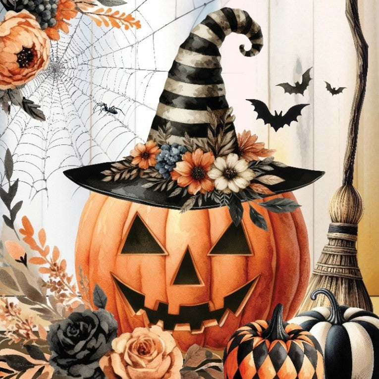 Pumpkin Witch - Fall Wall Art