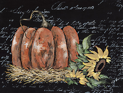 Scripty Pumpkin - Fall Wall Art