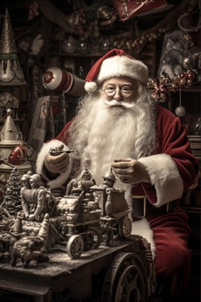 Santa IX – Christmas Wall Art