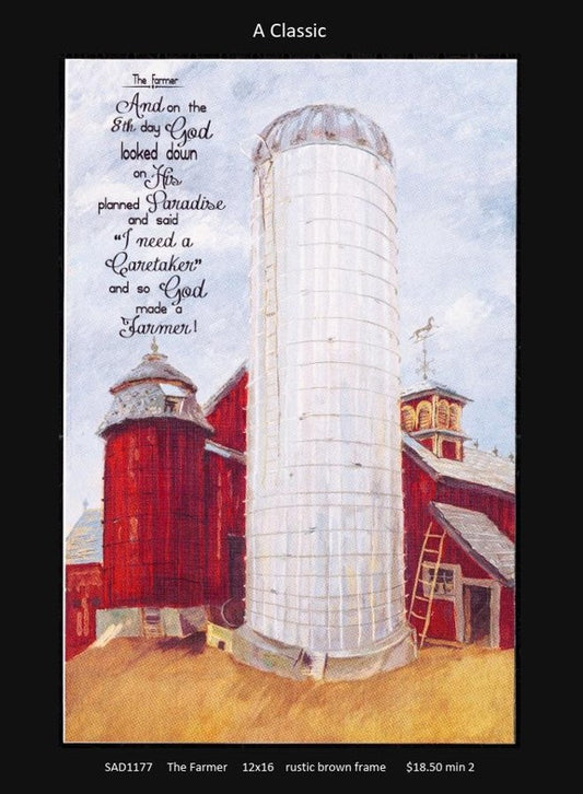 The Farmer - Bereavement Wall Art