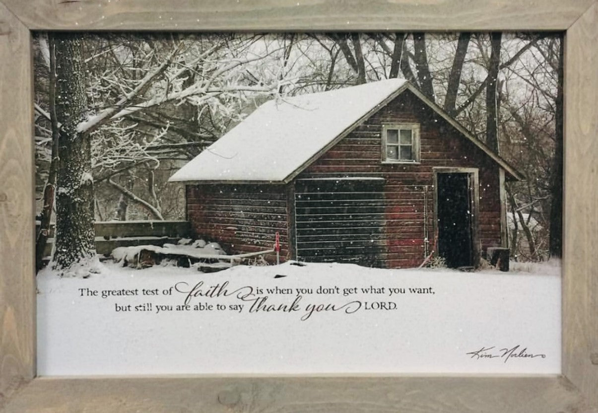 The Greatest Test – Christmas Wall Art