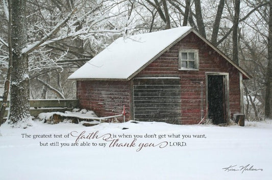 The Greatest Test – Christmas Wall Art