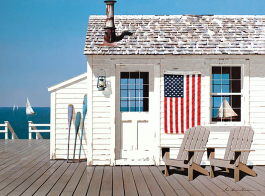 Coastal Freedom - Patriotic Wall Art