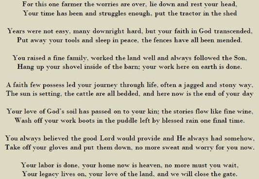 Close the Gate II - Bereavement Wall Art