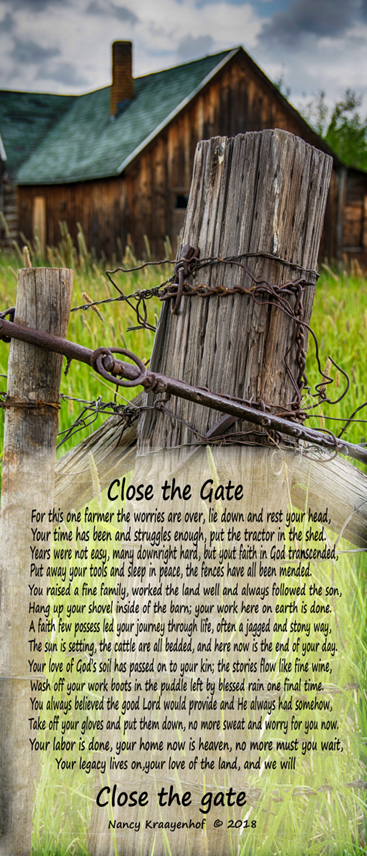 CLOSE THE GATE