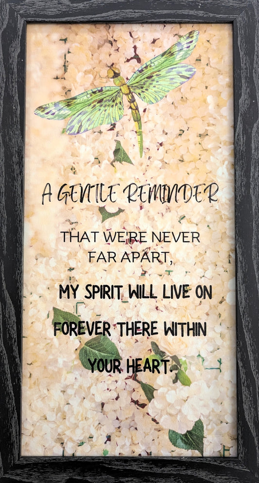 A Gentle Reminder - Bereavement Wall Art