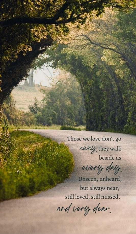 Those We Love Don’t Go Away - Bereavement Wall Art