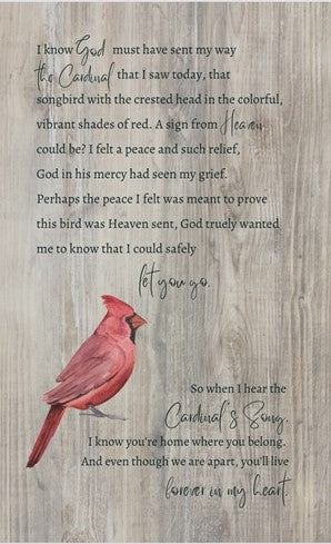 CARDINAL'S SONG