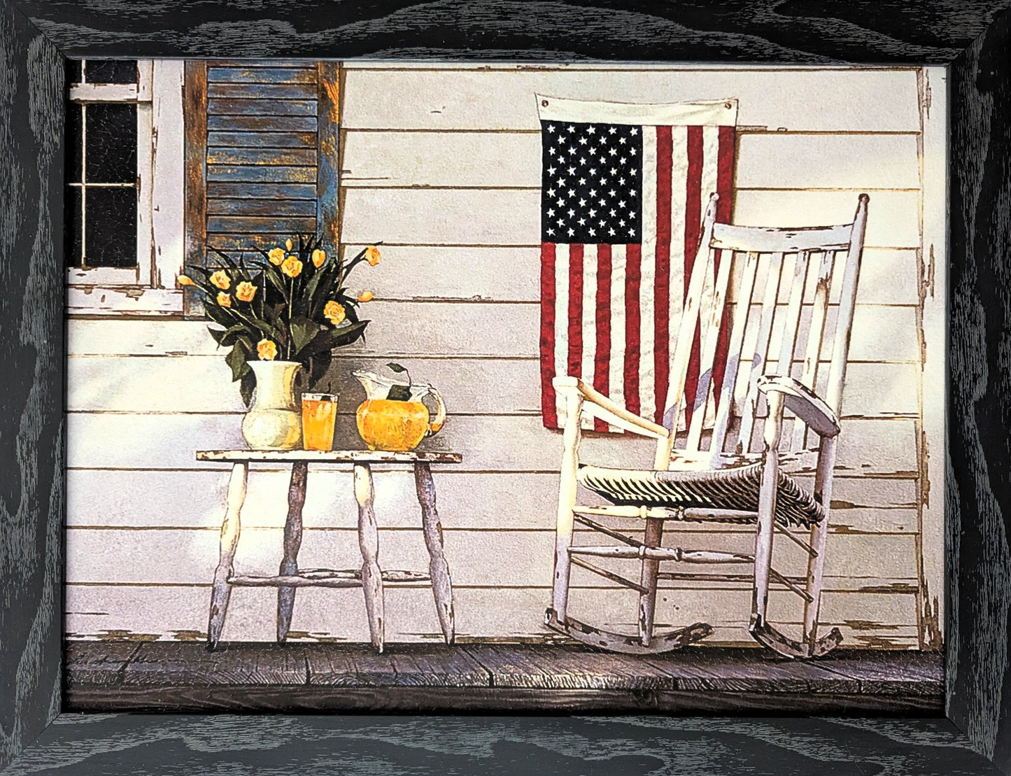 Summer Porch Spirit - Patriotic Wall Art